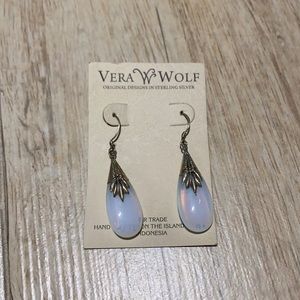 Vera Wolf Teardrop Earrings